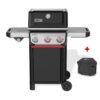 Gasgrill SPIRIT Weber E-335 GBS, Black, inklusive Abdeckhaube