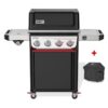 Weber Gasgrill SPIRIT EP-435 GBS, Black, inklusive Abdeckhaube
