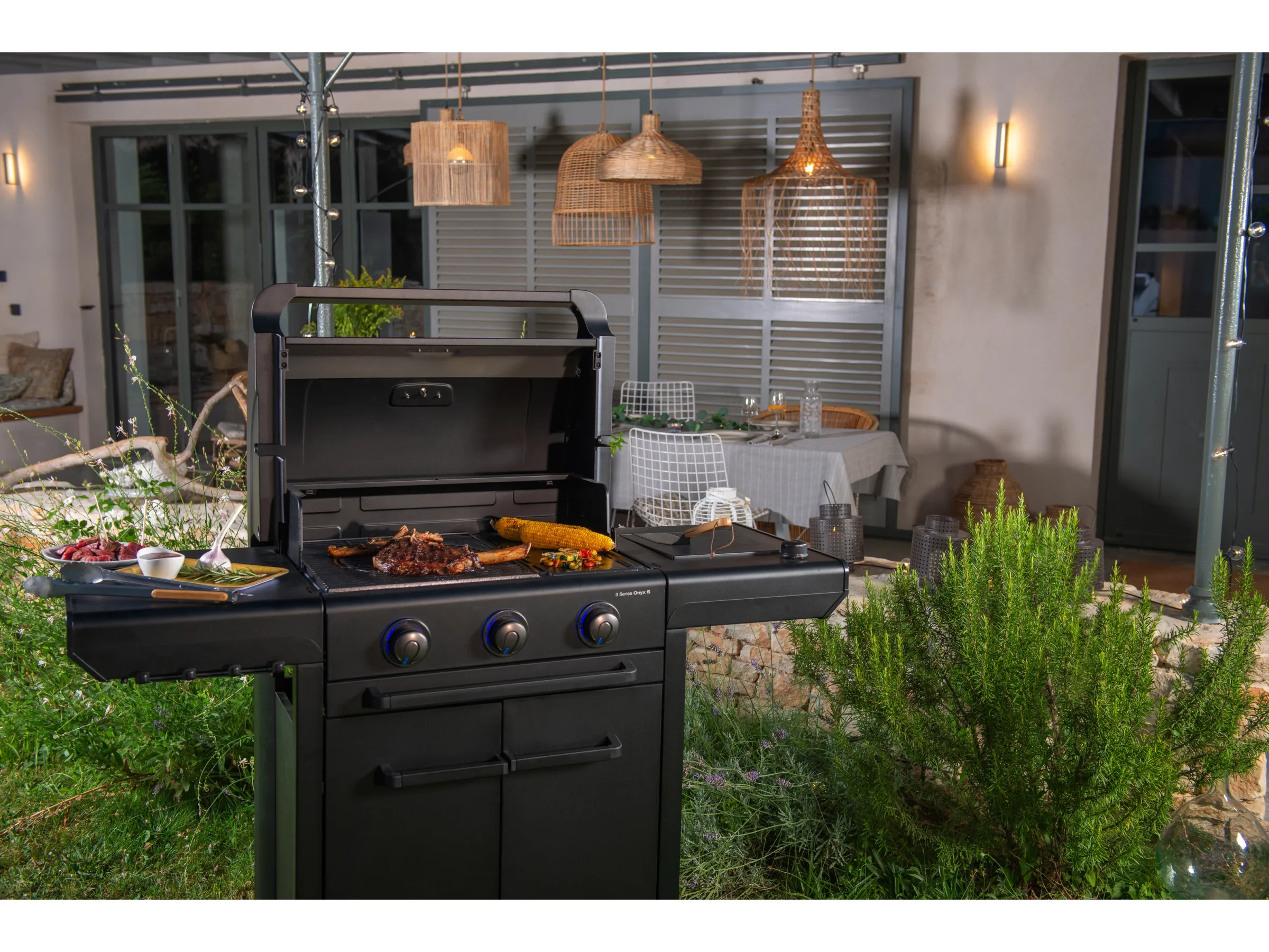 Campingaz Gasgrill 3 Series Onyx S 122 cm x 62 cm x 121 cm – Bild 2