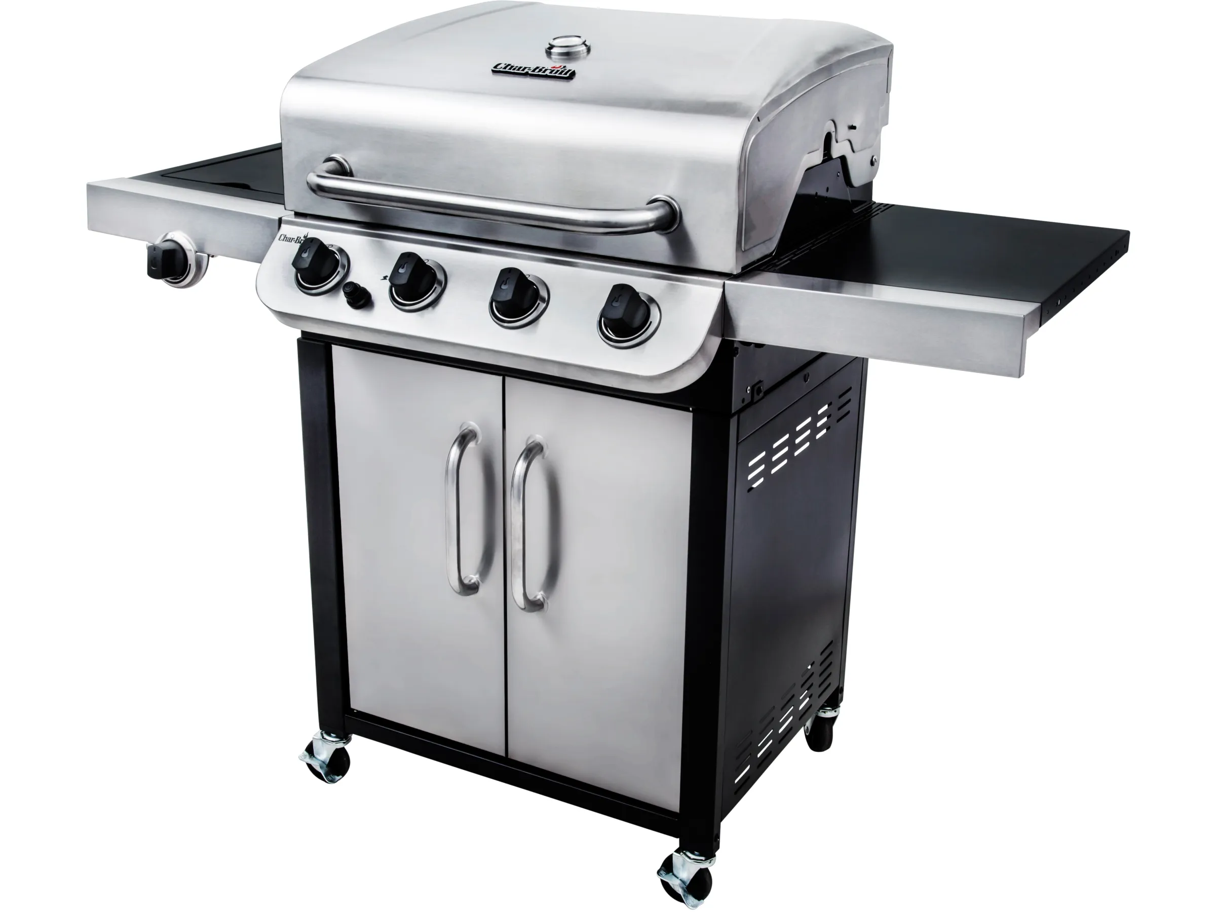 Char-Broil Gasgrill Convective 440 S mit 4 Brennern und Seitenkocher – Bild 5