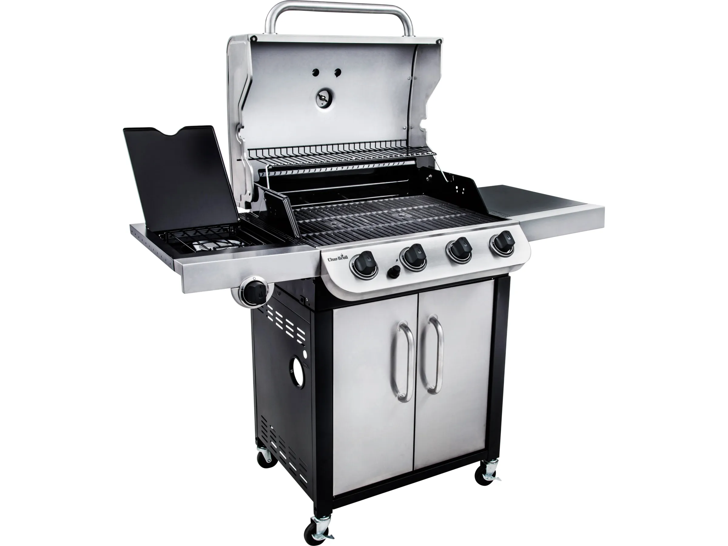 Char-Broil Gasgrill Convective 440 S mit 4 Brennern und Seitenkocher – Bild 4