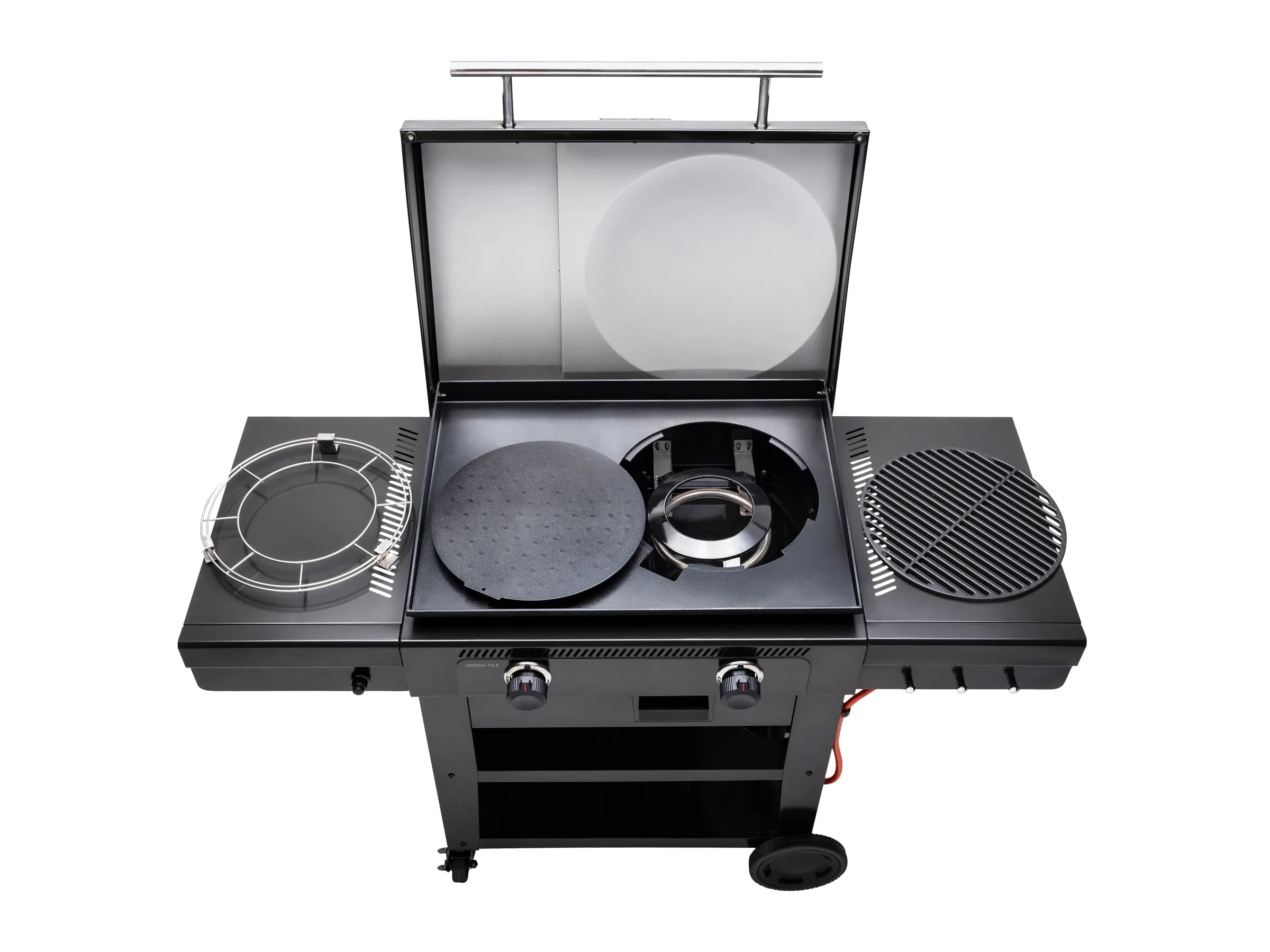 Char-Broil Griddle-Gasgrill Versa-Tile zum Braten, Grillen & Pizzabacken – Bild 5