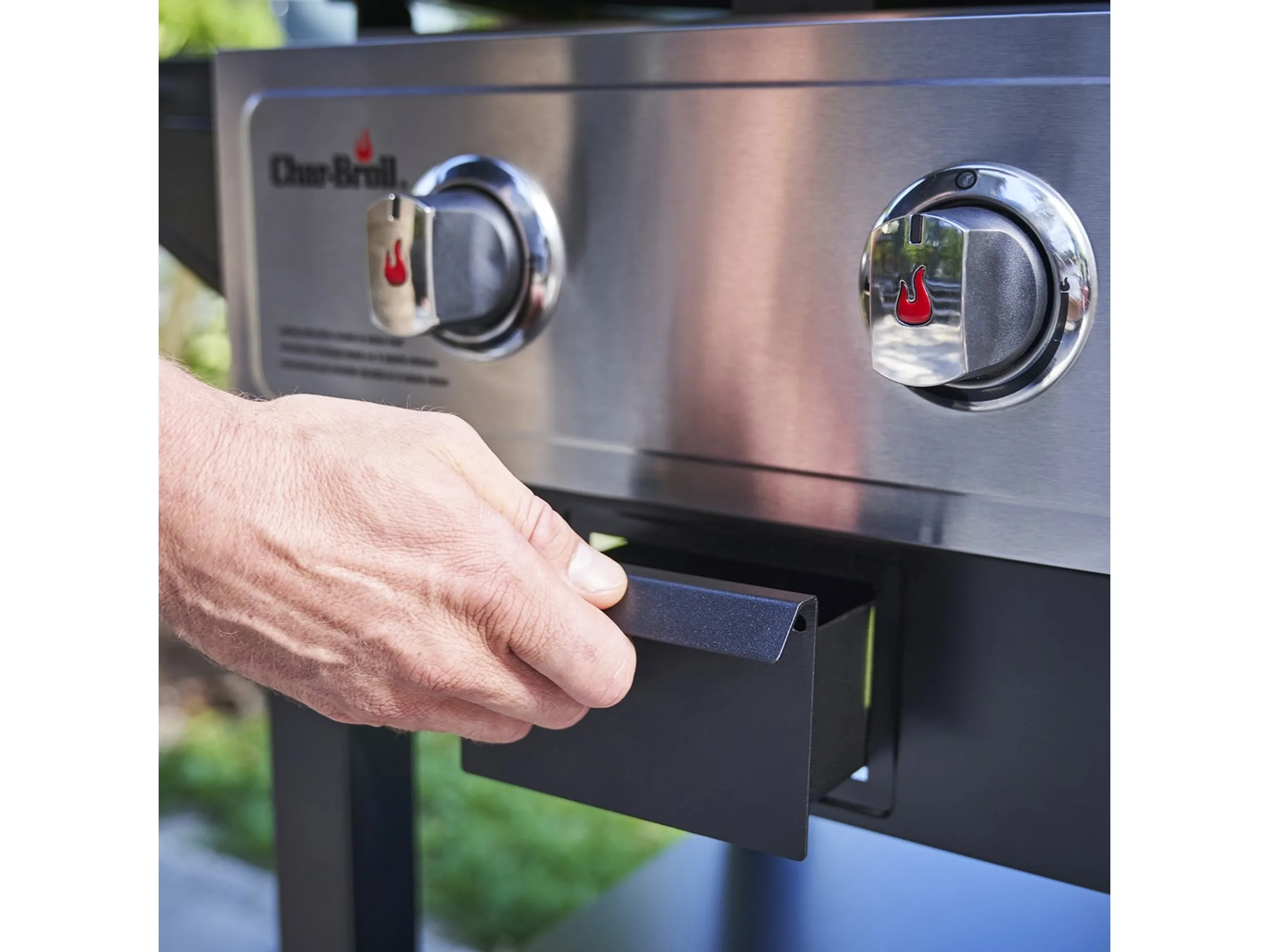 Char-Broil Grillplatten-Gasgrill Griddle 3400 mit großer Gusseisenplatte – Bild 2