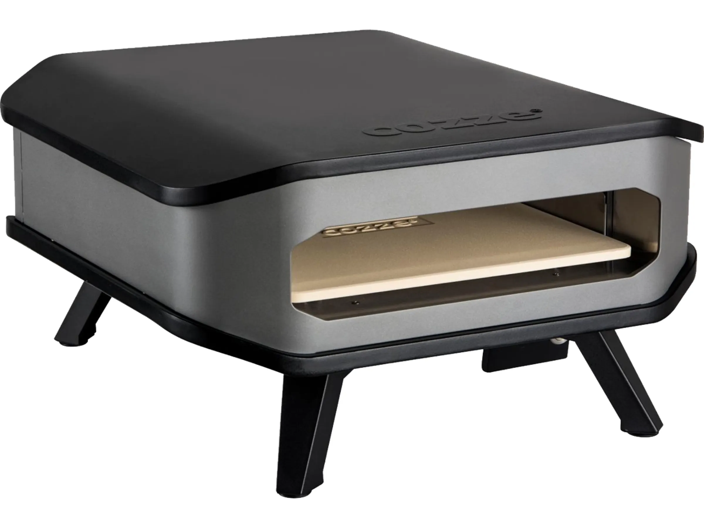 Cozze Gas Pizzaofen 13" mit Pizzastein Schwarz-Grau – Bild 8