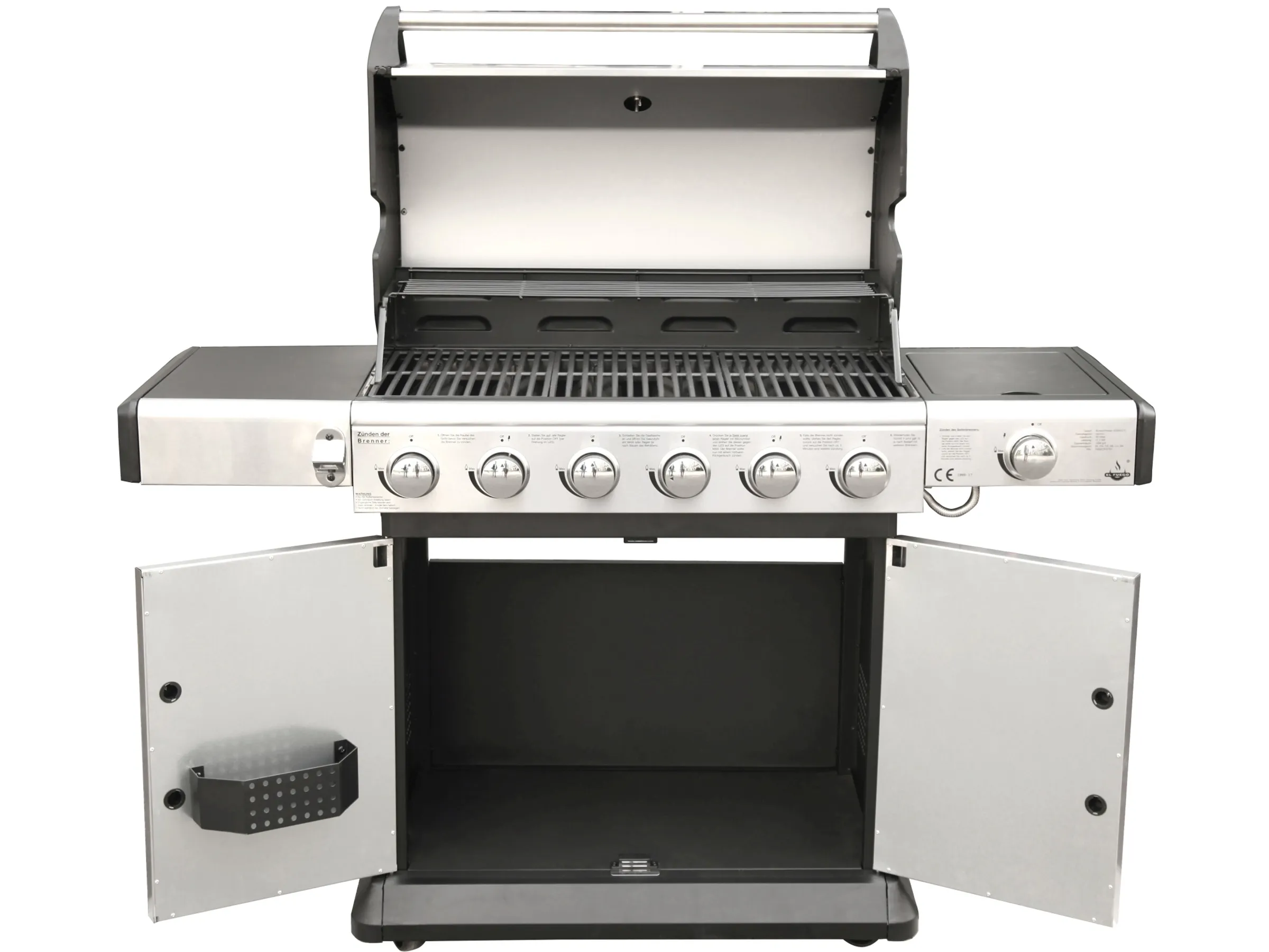 El Fuego Gasgrill Deluxe 6 Brenner Edelstahl – Bild 7