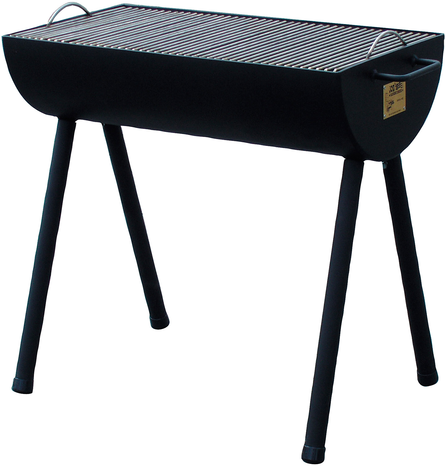 JOE´s Barbeque 16" Half Barrel Holzkohlegrill mit Edelstahl Grillrost