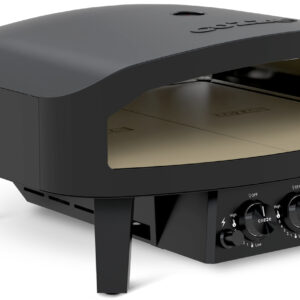 COZZE Pizzaofen Gas CLASSIC Black Edition 60 cm 24" - inkl. Hitzeschild