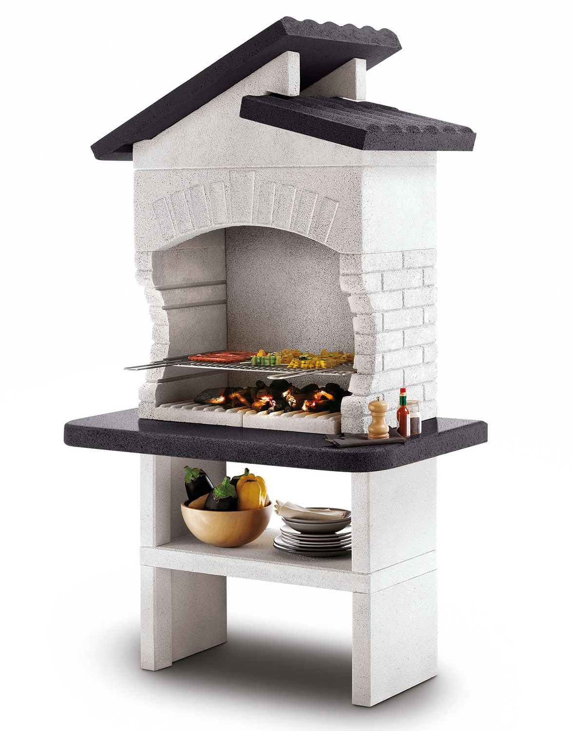 Palazzetti Grillkamin Procida 2 inkl. Montagematerial