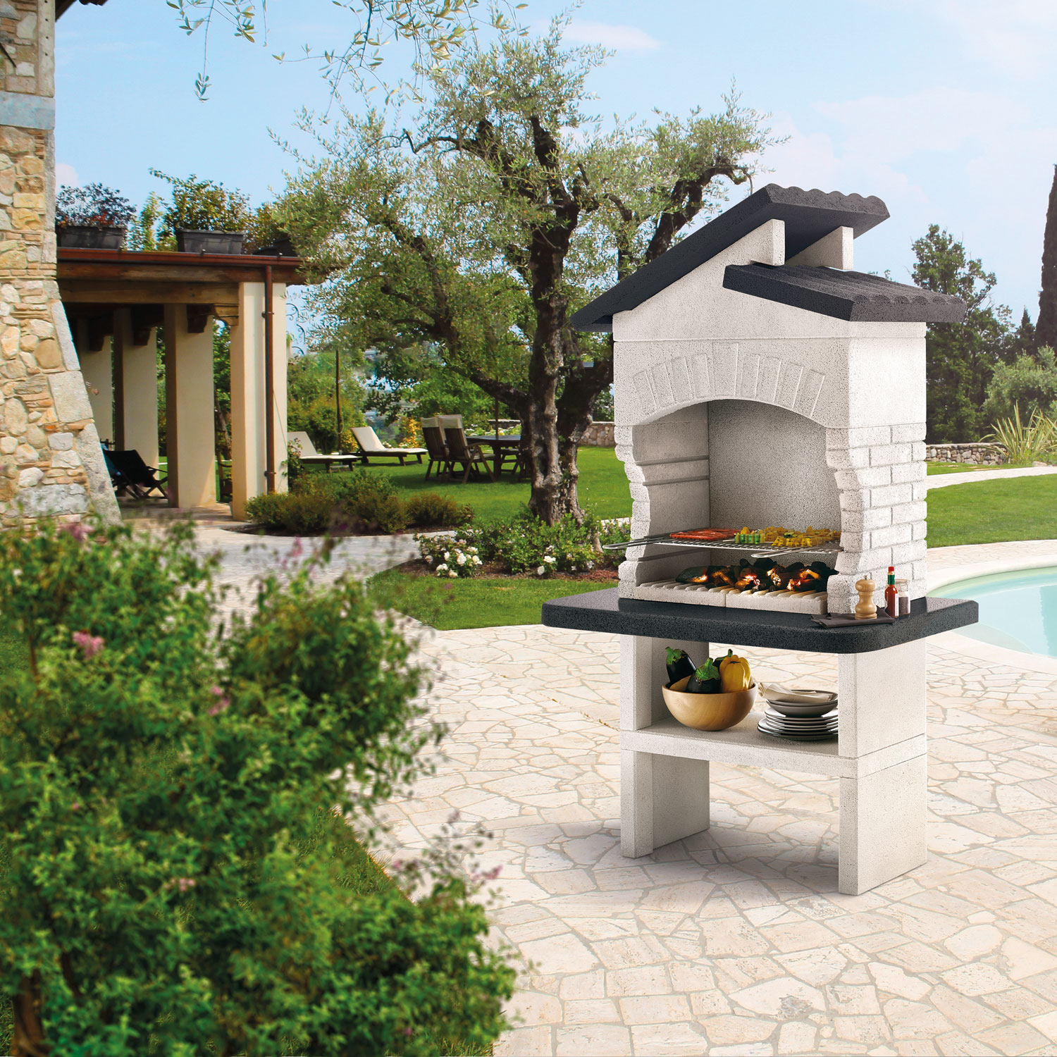 Palazzetti Grillkamin Procida 2 inkl. Montagematerial – Bild 3