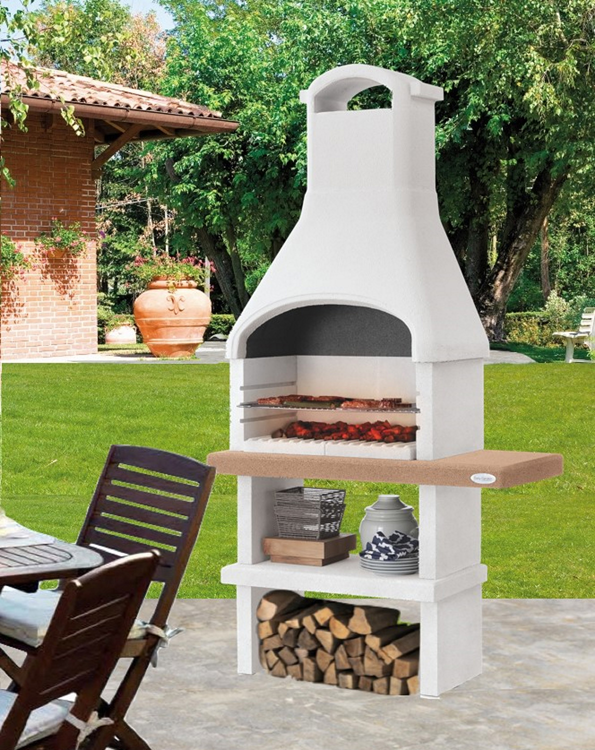 Palazzetti Grillkamin Rimini inkl. Montagematerial