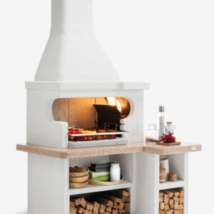 Palazzetti Grillkamin Tropea 4 inkl. Montagematerial (ohne Türen, optional erhältlich)