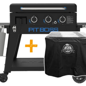 Pit Boss Plancha Grill Ultimate Plancha 3-Brenner mit Untergestell - inkl. Abdeckhaube