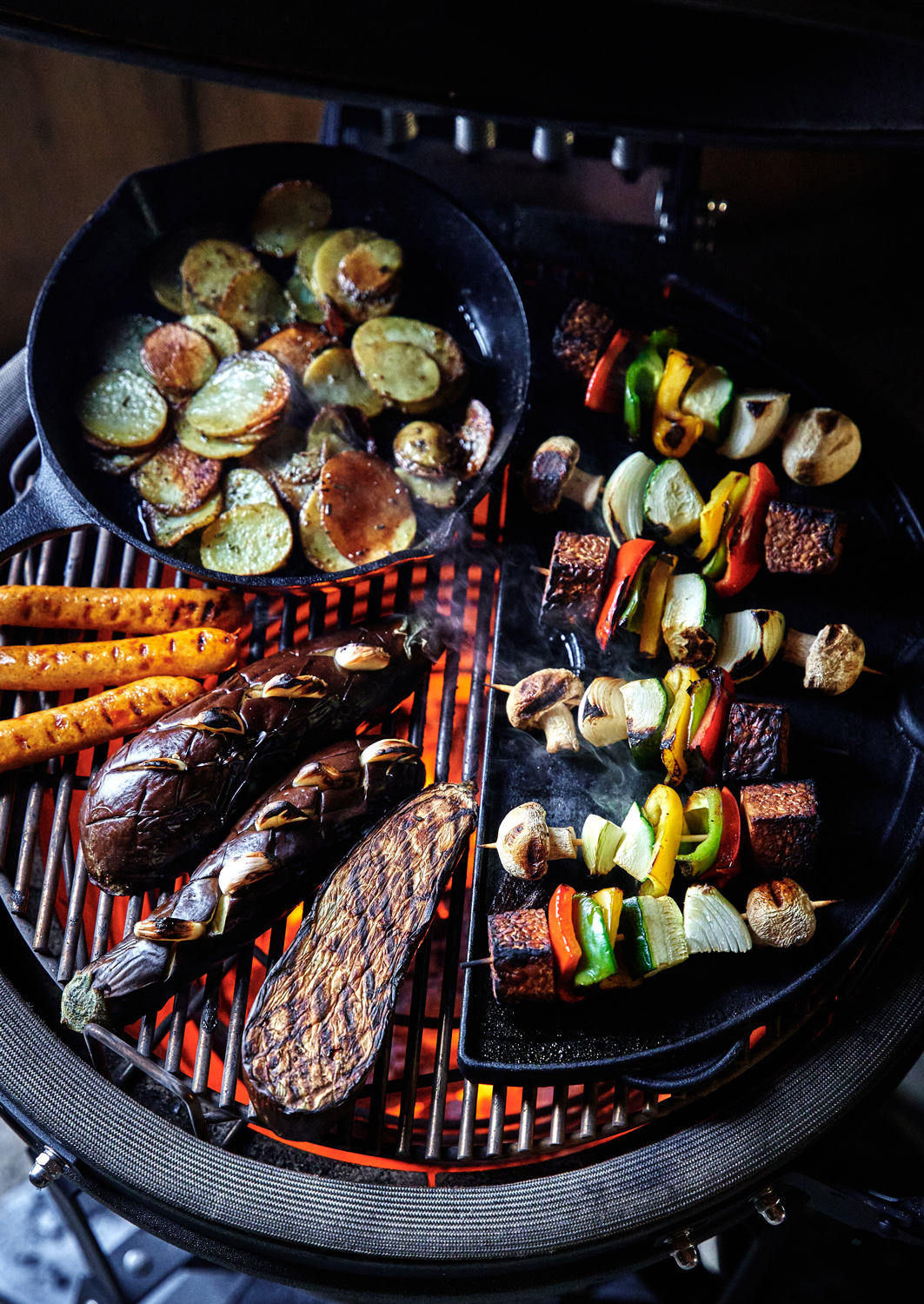 The Bastard Keramikgrill Urban Medium Complete schwarz matt Modell 2025 – Bild 8