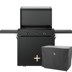 WMF Plancha Grill Gas - Edition One, 75 cm inkl. Planchawagen, Planchadeckel und Abdeckhaube