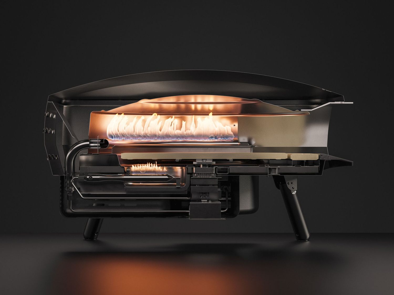 Witt Pizzaofen Etna Rotante 16" stone – Bild 4