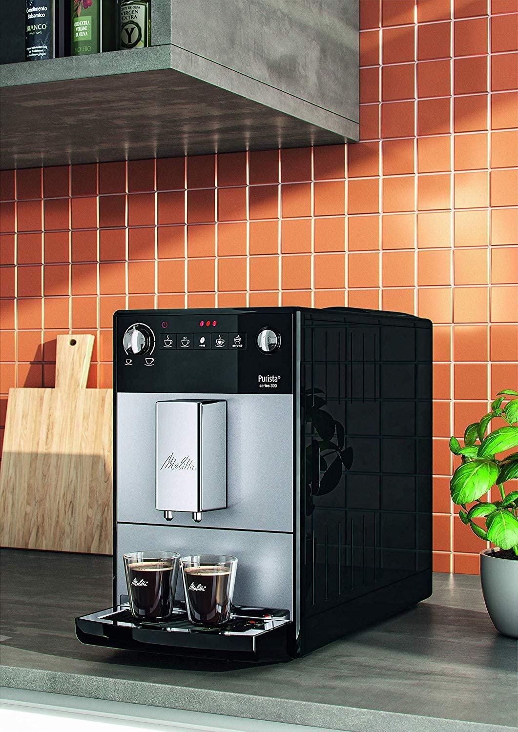 Melitta Purista F 230-101 Kaffeevollautomat mit flüsterleisem integriertem Kegelmahlwerk – Bild 5