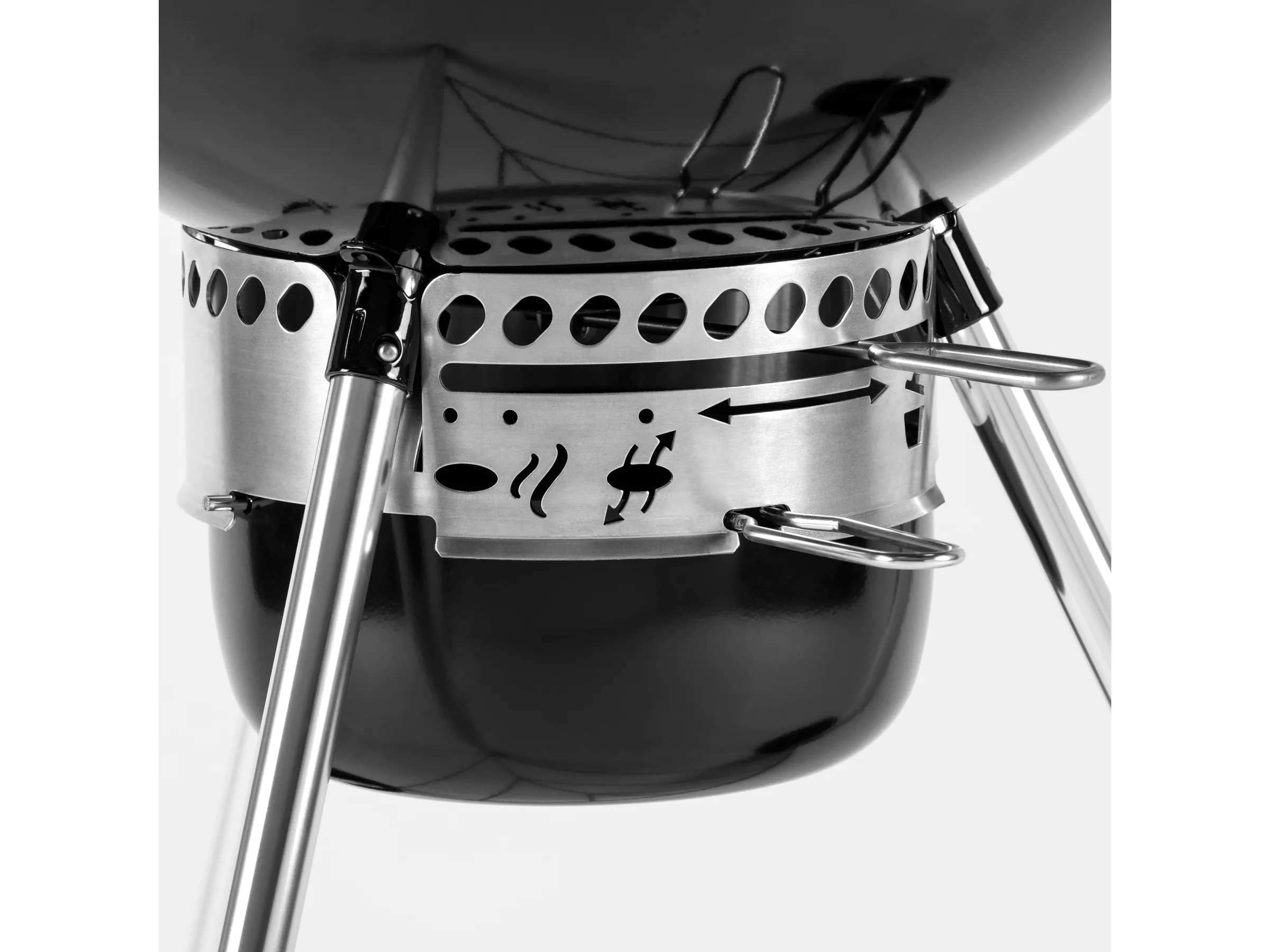 Holzkohle-Kugelgrill Weber Master-Touch GBS E-5750 Ø 57 cm Schwarz – Bild 7