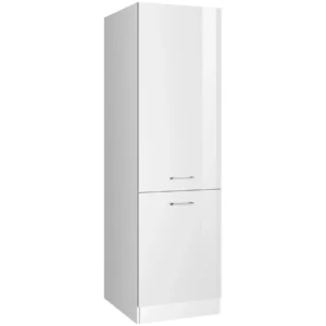 Held Möbel Küchen Gefrierschrankumbau Mailand 60 cm Hochglanz Weiß/Weiß