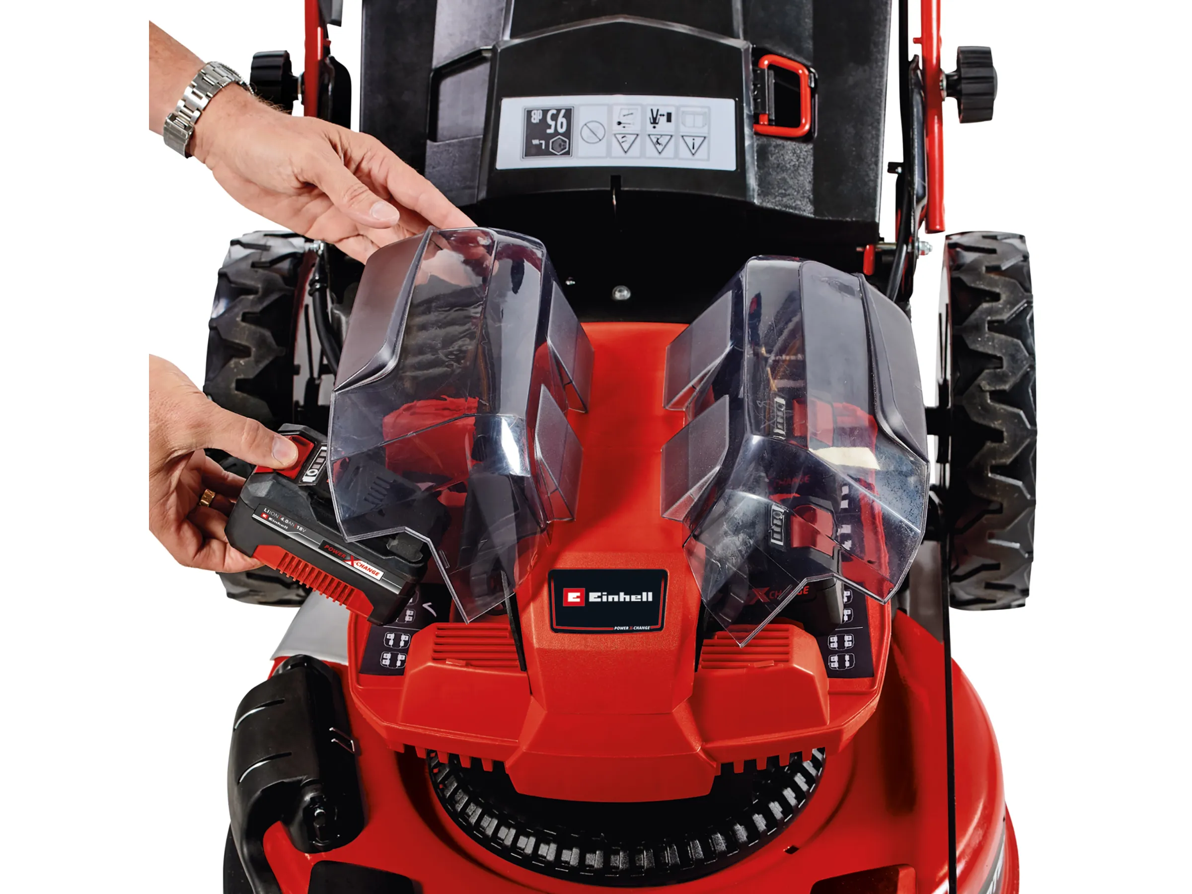 Einhell Professional Akku-Rasenmäher GP-CM 36/47 S HW Li inkl. 4x4,0 Ah Akkus – Bild 7