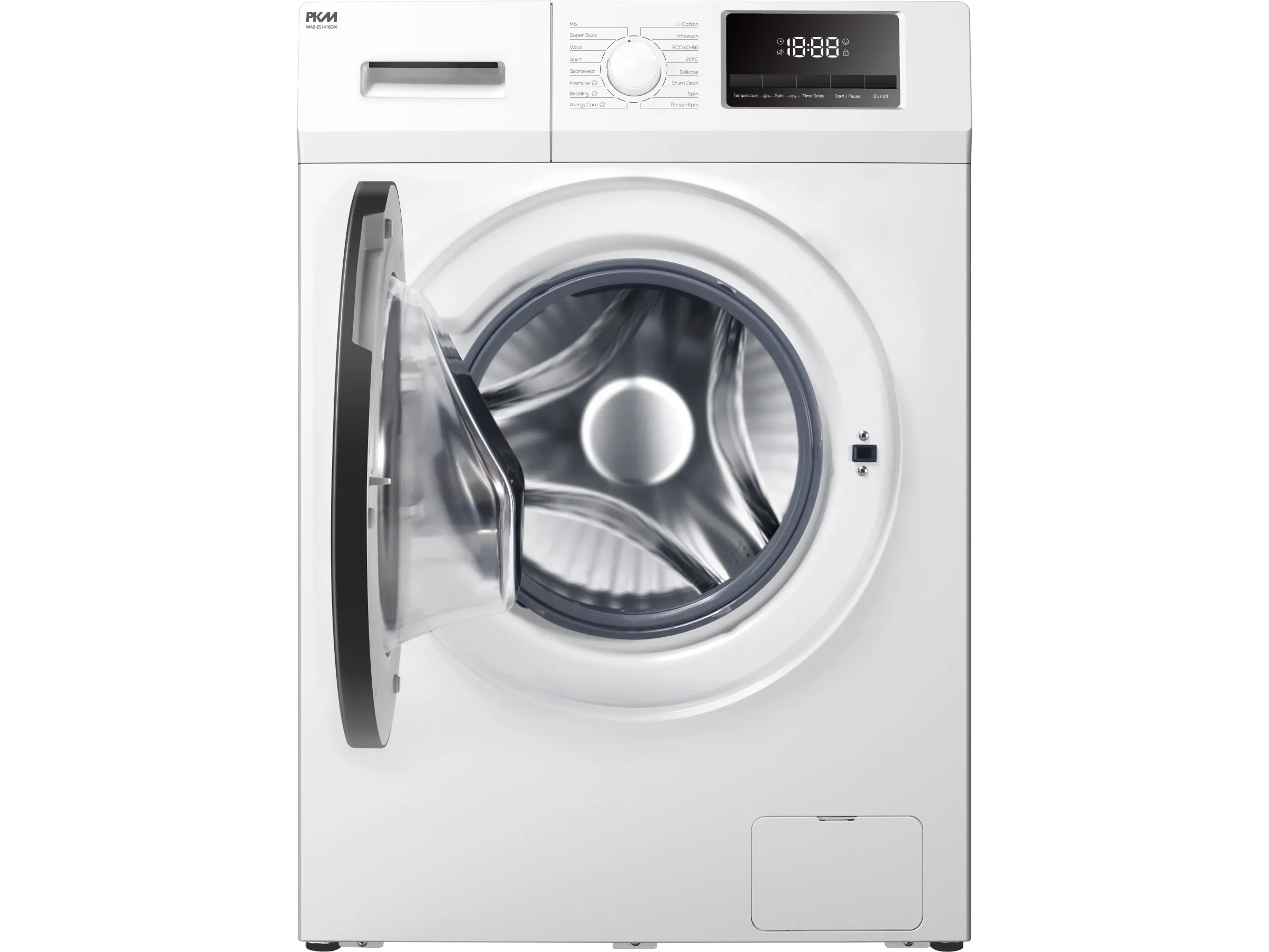 PKM Waschmaschine WA8-ES1416DAI Weiß – Bild 2