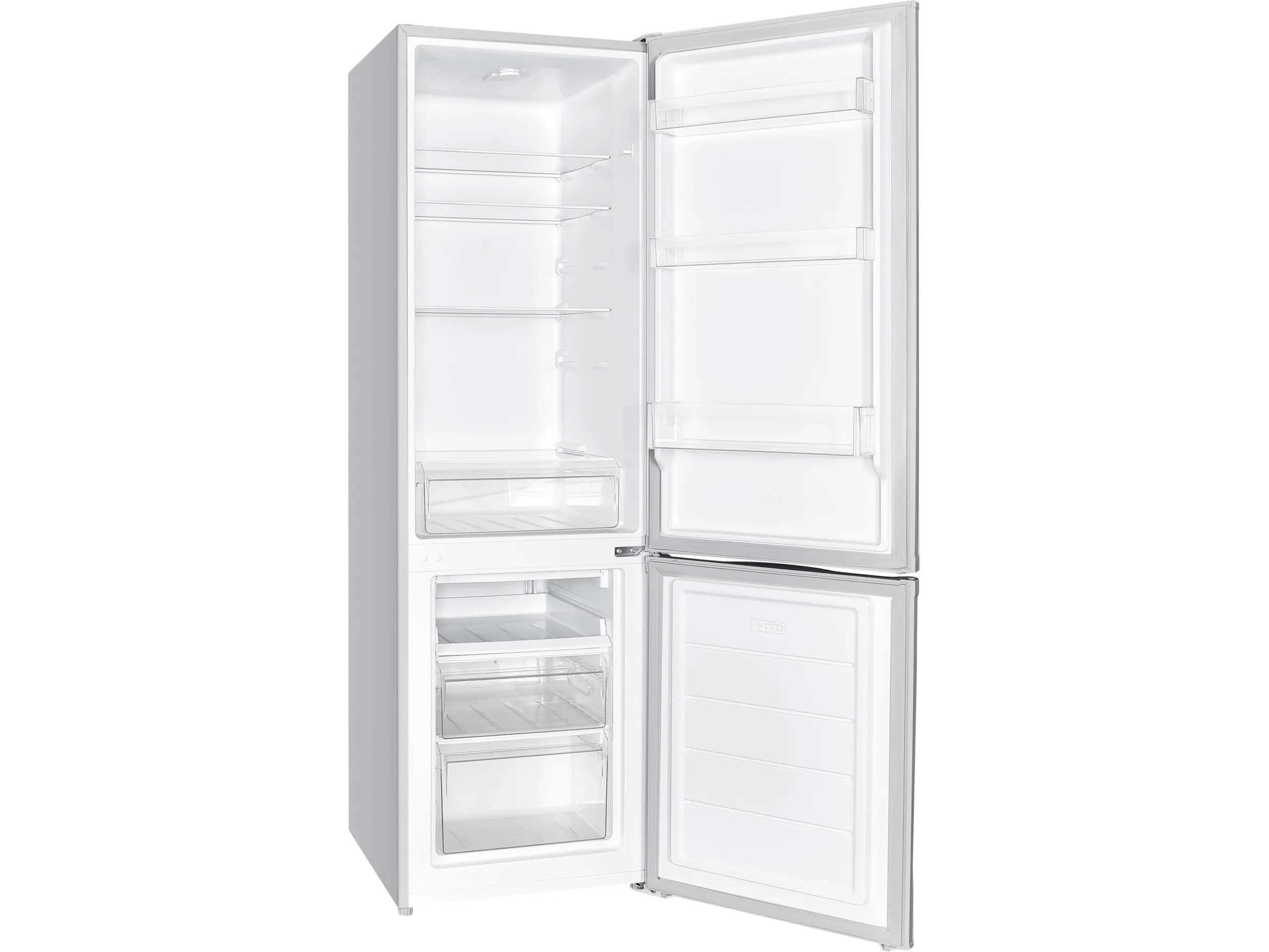 PKM Kühl-Gefrierkombination KG240EIX Inox-Design EEK: E – Bild 2