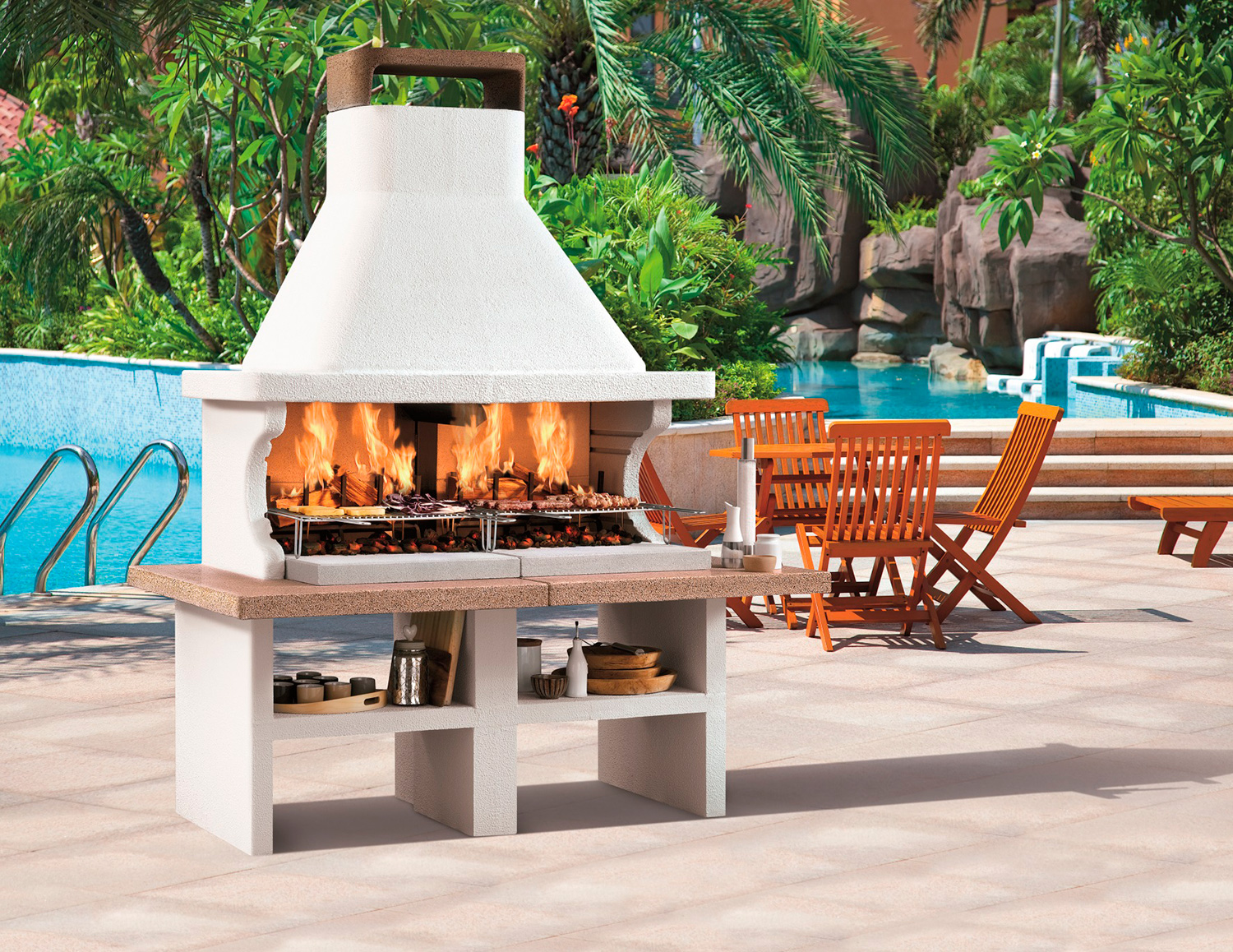 Palazzetti Grillkamin Patmos inkl. Montagematerial – Bild 2