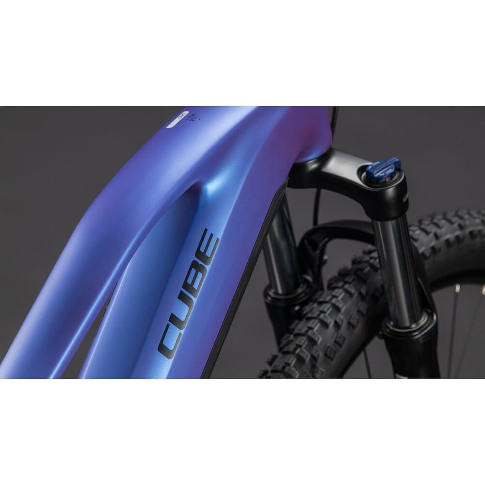 CUBE 27.5“ REACTION HYBRID ONE 800 Trapeze E-Mountainbike 2026 blueiris / reflect – Bild 12