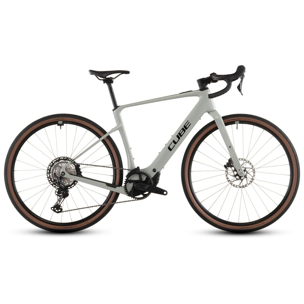 Gravel E-Bike CUBE NUROAD HYBRID C:62 Race 400X 2026 reedbeige / black