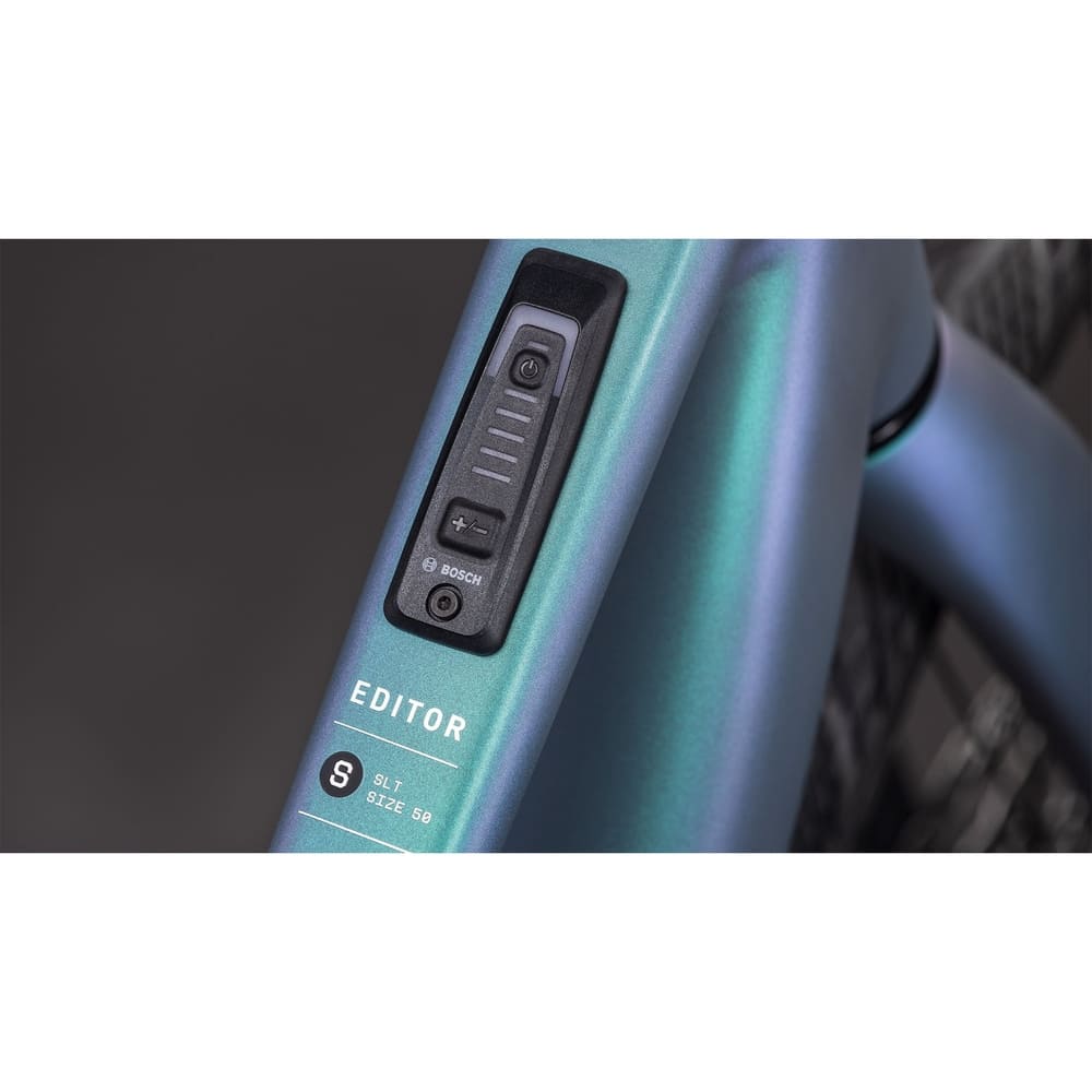 CUBE EDITOR HYBRID SLT 400X City E-Bike Trapeze 2026 - smaragdgrey – Bild 5