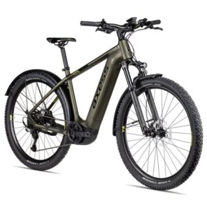E-Mountainbike Axess Force Pro Allroad 29" 2025 olive matt/black/lime