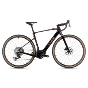 Gravel E-Bike CUBE NUROAD HYBRID C:62 SLT 400X 2025 Carbon solareclipse / bronze