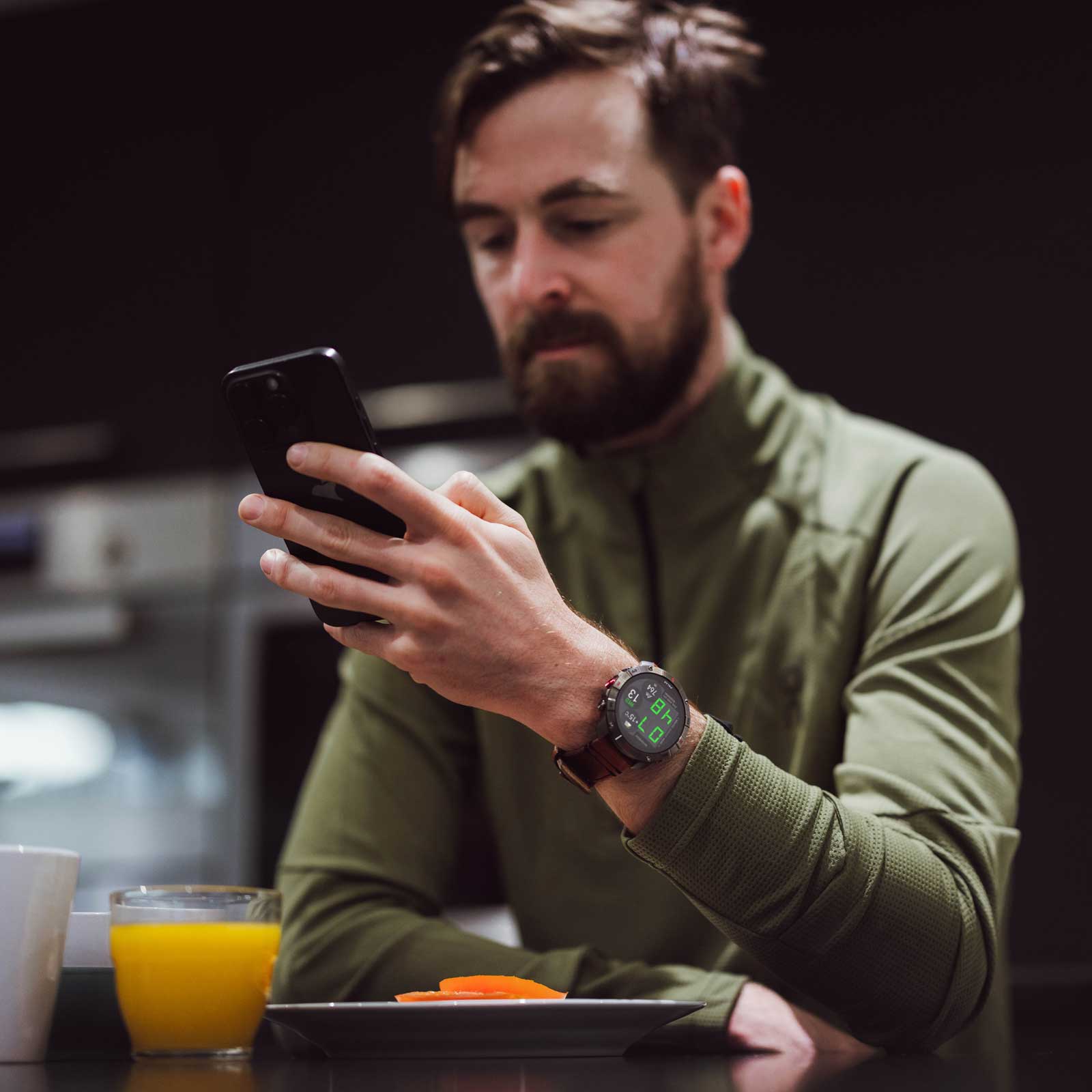 Polar Grit X2 Pro Titan GPS Multisport Uhr - Bronze (Lederarmband) – Bild 13