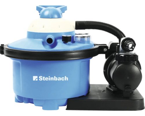 Aufstellpool Einbaupool Steinbach Teileinbaupool Stahlwandpool 360 x120 cm grau inkl. – Bild 2