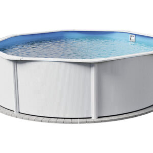 Aufstellpool Planet Pool Vision Classic Solo Set Stahlwandpool rund Ø 350x120 cm inkl. Einbauskimmer weiß