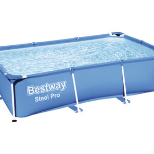 Bestway Aufstellpool Framepool Family eckig 259x170x61 cm ohne Zubehör blau