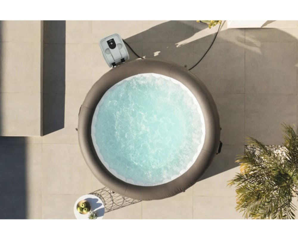 Bestway Lay-Z-Spa Dominica Whirlpool Aufblasbarer braun 196 cm für 6 Personen – Bild 4