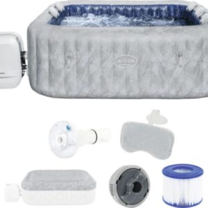 Bestway Lay-Z-Spa San Francisco Whirlpool Aufblasbarer grau 230 x 230 cm für 7 Personen