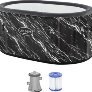 Lay-Z-Spa Glacial Dip Eisbad Bestway FortiFiber mit Filterpumpe Bestway Ø 92 cm für 1 Person