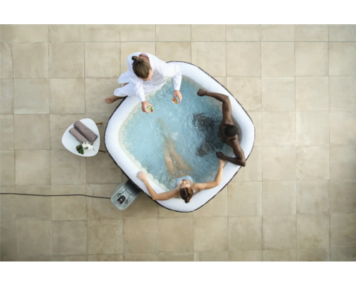 Lay-Z-Spa Hollywood Aufblasbarer Whirlpool Bestway schwarz 180 x 180 cm für 6 Personen – Bild 9
