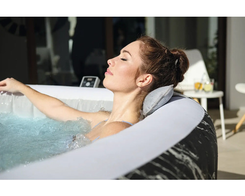 Lay-Z-Spa Hollywood Aufblasbarer Whirlpool Bestway schwarz 180 x 180 cm für 6 Personen – Bild 6