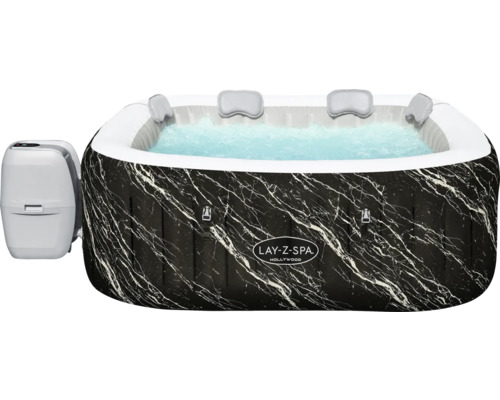 Lay-Z-Spa Hollywood Aufblasbarer Whirlpool Bestway schwarz 180 x 180 cm für 6 Personen – Bild 11