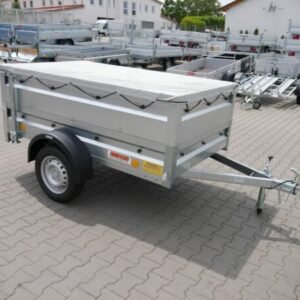 Anhänger neptun 750 kg Neptun Pratik 2,02×1,14×0,63m GN103 + All-Inklusive Paket GA288 +Heckstützen