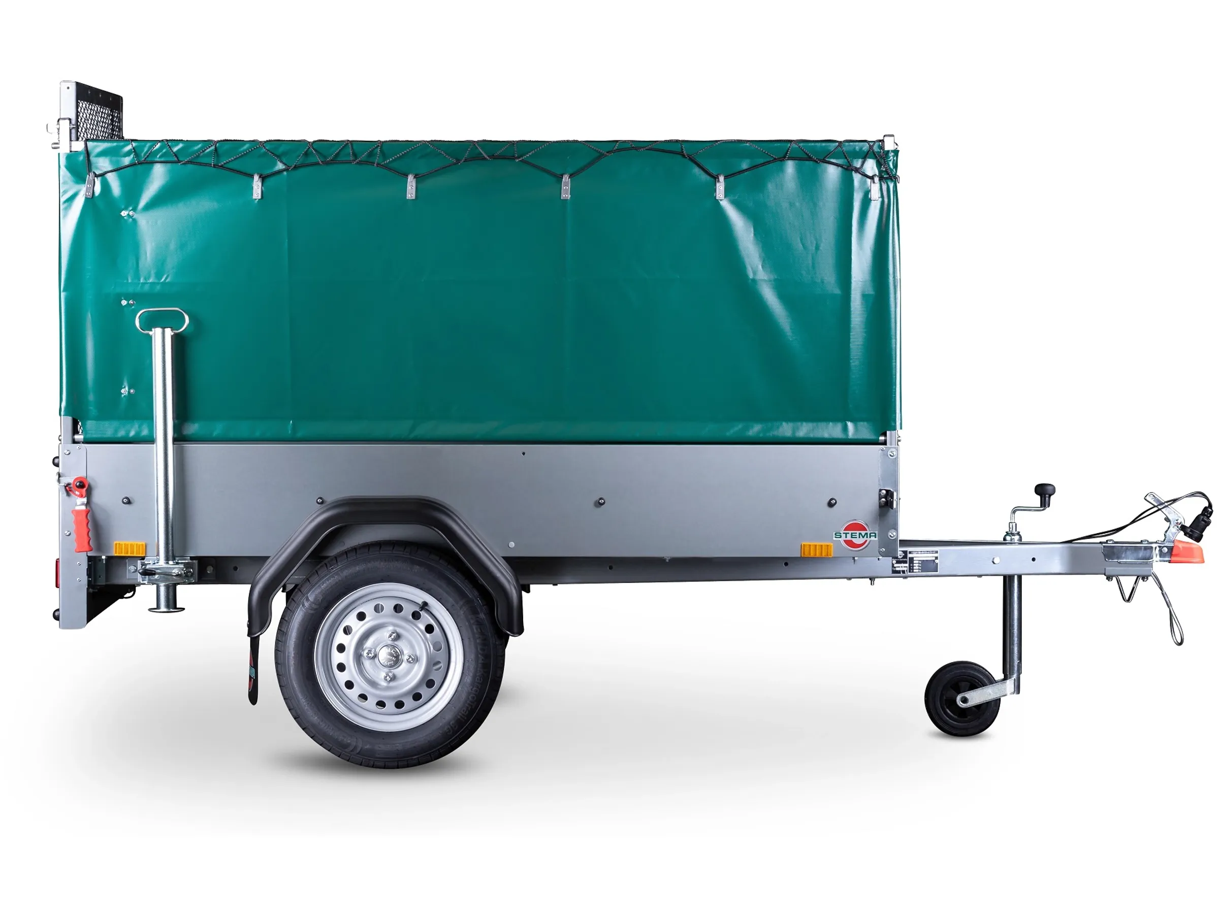 Stema Anhänger Green Keeper 750 inkl. Stützrad Abstellstützen Hochplanenset – Bild 9
