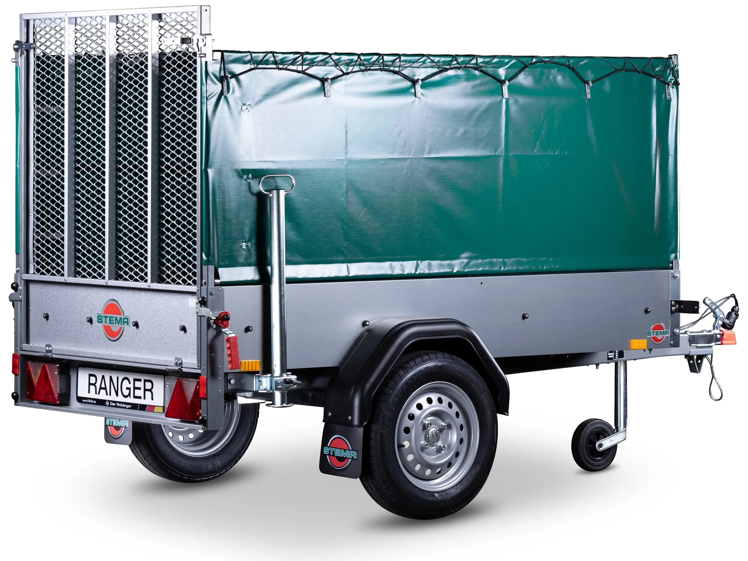Stema Anhänger Green Keeper 750 inkl. Stützrad Abstellstützen Hochplanenset – Bild 8