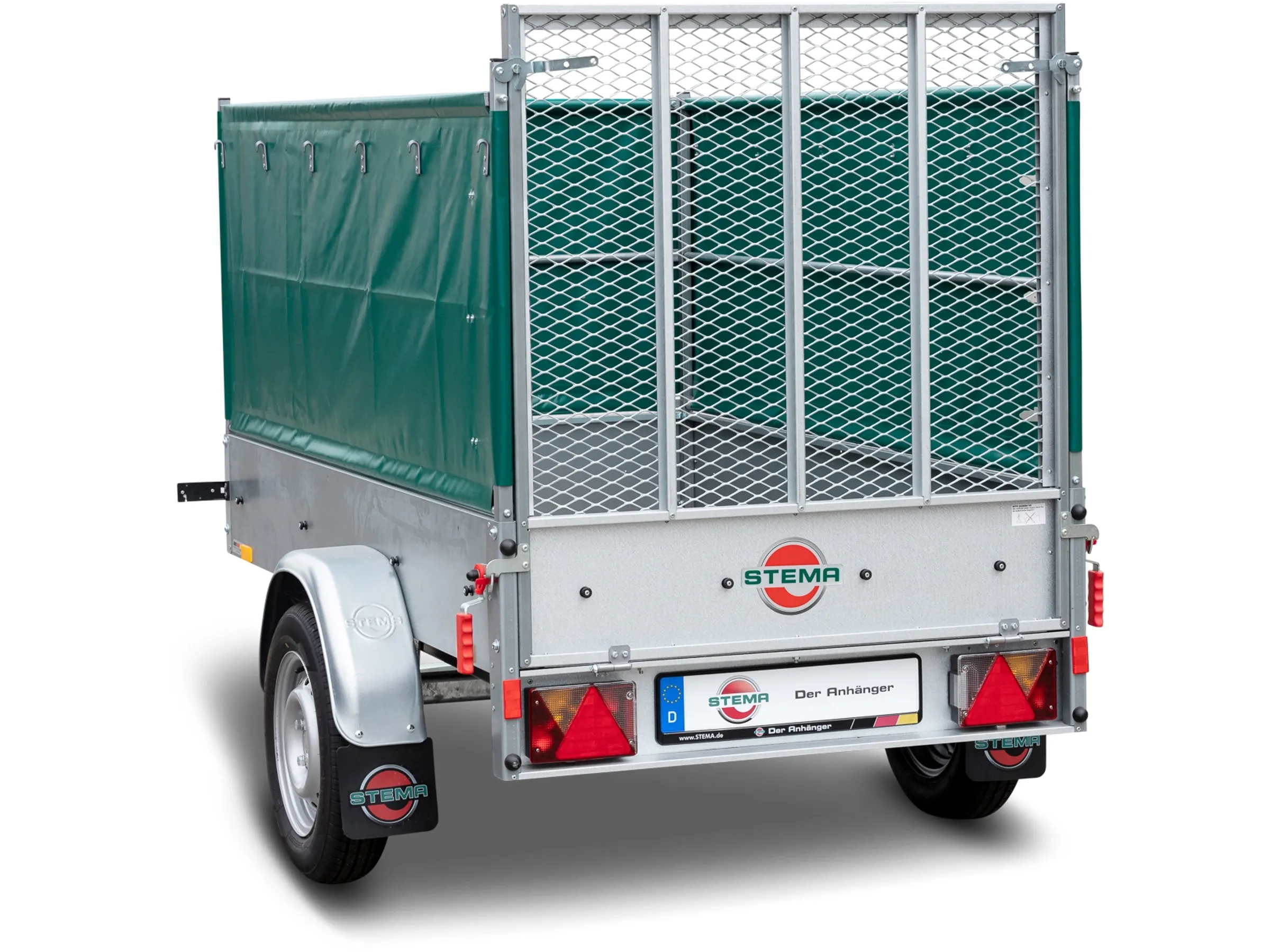 Stema Anhänger Green Keeper 750 inkl. Stützrad Abstellstützen Hochplanenset – Bild 7