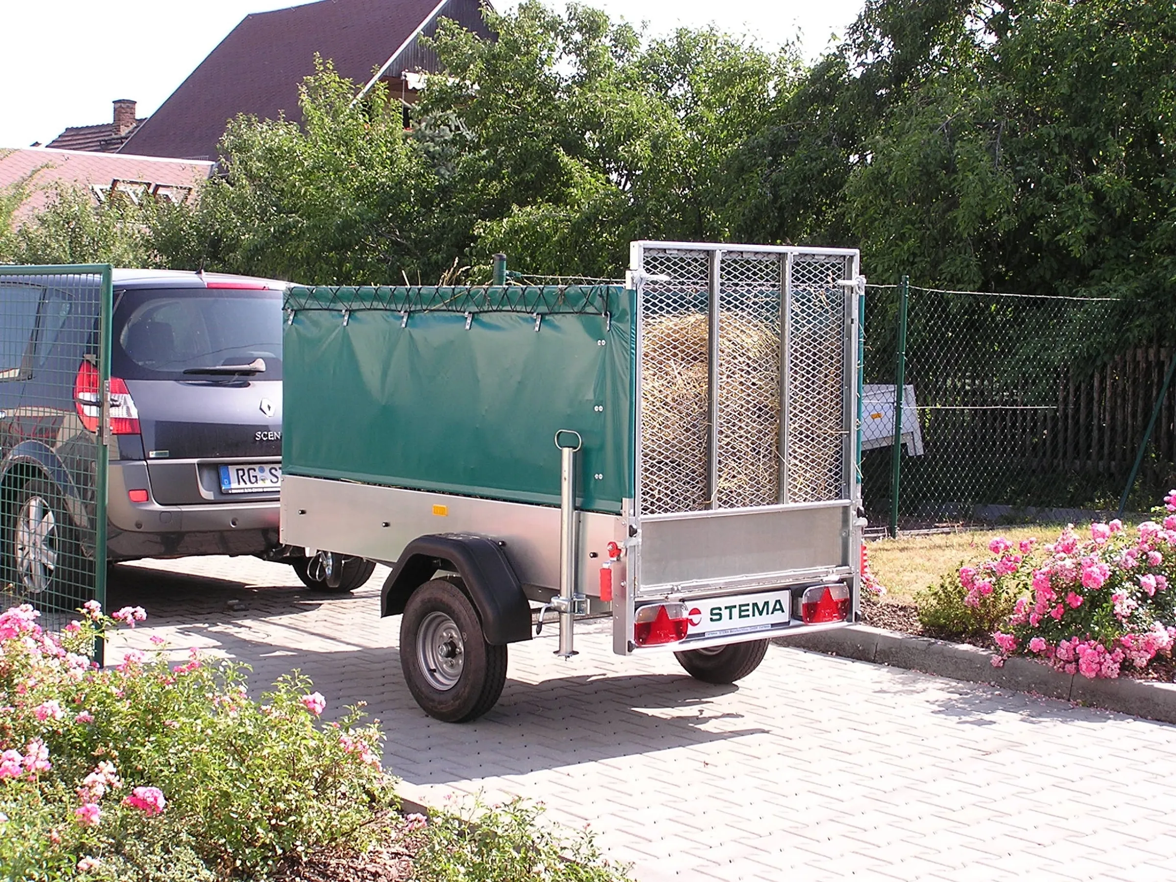 Stema Anhänger Green Keeper 750 inkl. Stützrad Abstellstützen Hochplanenset – Bild 5