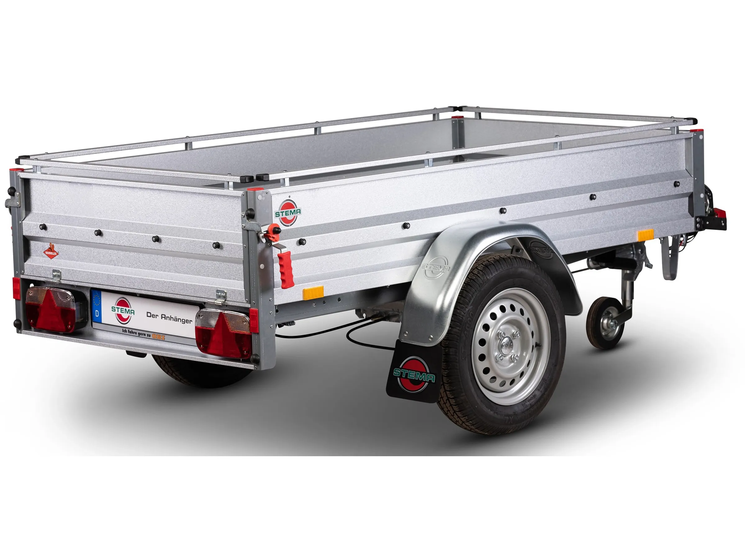 Stema Anhänger Variolux 850 inkl. Stützrad + Diebstahlsicherung – Bild 8