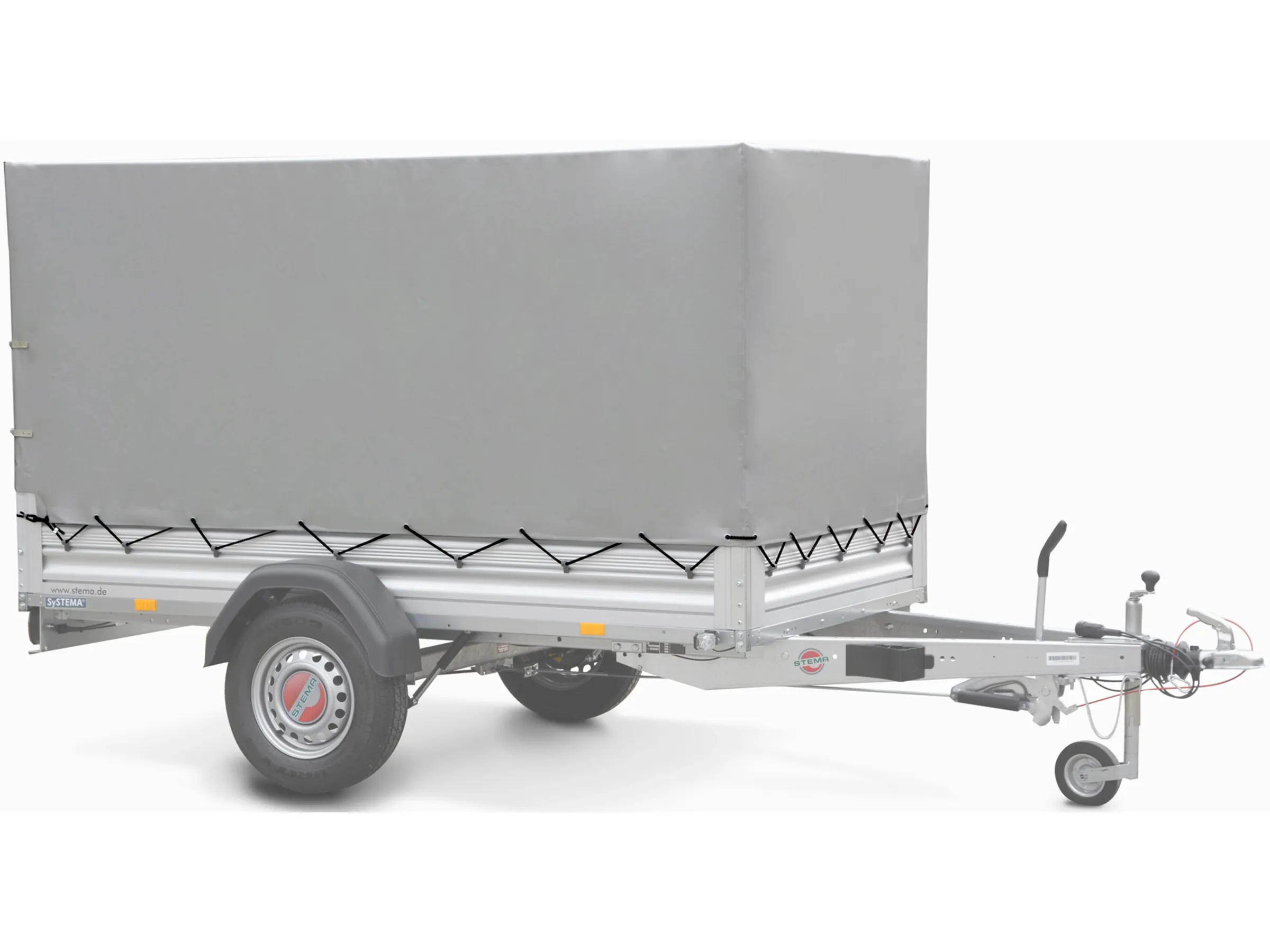 Stema Anhängerset Alu 750 inkl. Hochplanenset 80 cm ungebremst – Bild 6