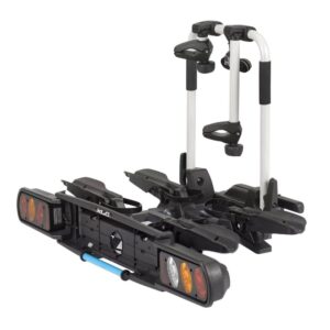 XLC Beluga VC C03 Heckträger für zwei E-Bikes schwarz/aluminium