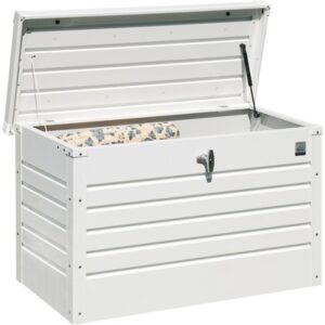 Biohort FreizeitBox 100 Auflagenbox 193 l inkl. Gasdruckfedern 101 x 46 x 61 cm weiß